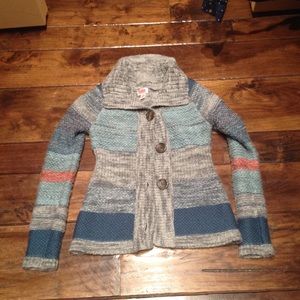 💘Color block button up cardigan💘