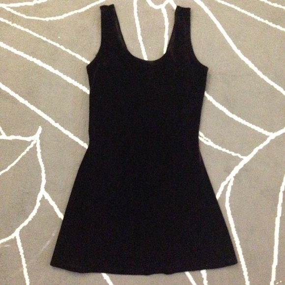 Vintage Dresses & Skirts - *TRADED*Vintage 1990's Skater Black velvet S dress