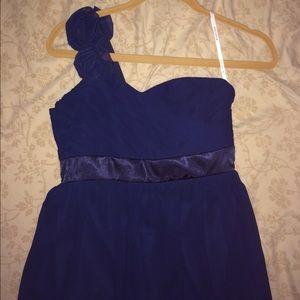 Navy Blue Bridesmaids Dress