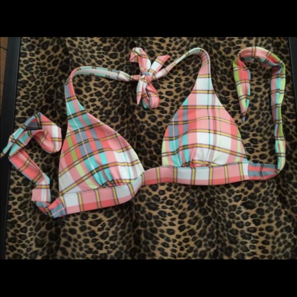 Victoria's Secret push up halter bikini top