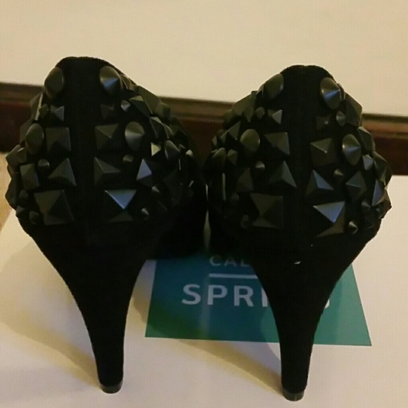 Call it spring black heels - Picture 2 of 2