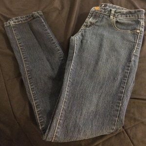 Dark wash skinny jeans size 3