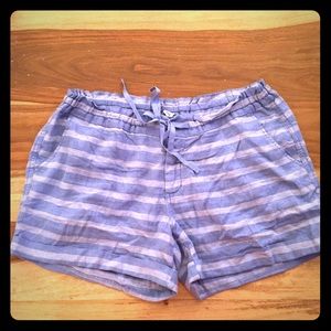 Cute drawstring linen shorts