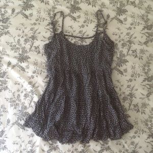 NAVY FLORAL PRINT DRESS