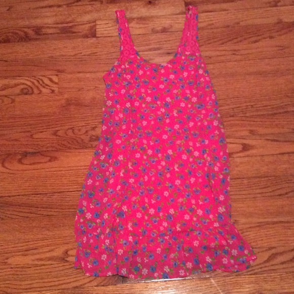 Pink Floral Dress
