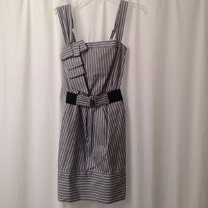 Grey striped BCBGeneration Dress