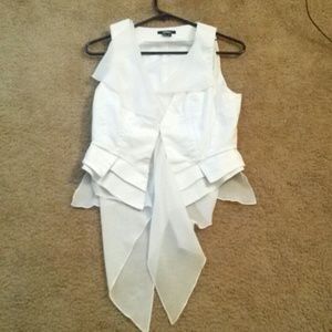 Lovely white vest
