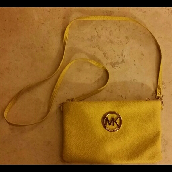 Yellow Michael kors bag