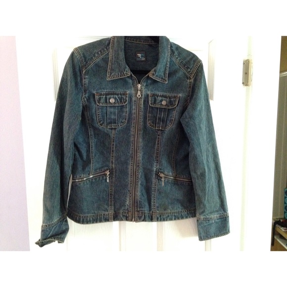 French Cuff Jean Jacket