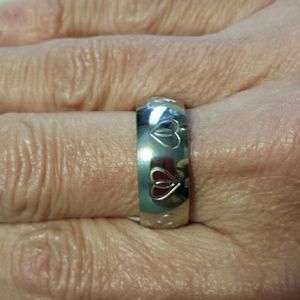 NWT stainless steel heart ring
