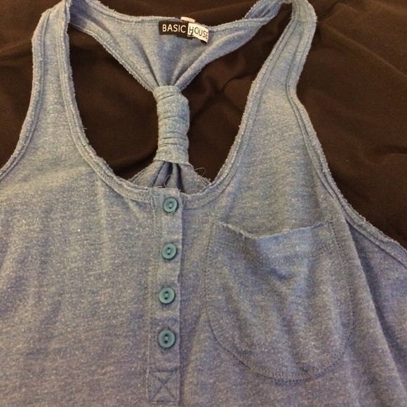 Simple blue racer back tank for summer! 🌞🌻 - Picture 2 of 4