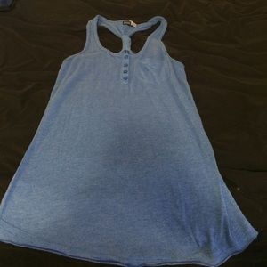 Simple blue racer back tank for summer! 🌞🌻