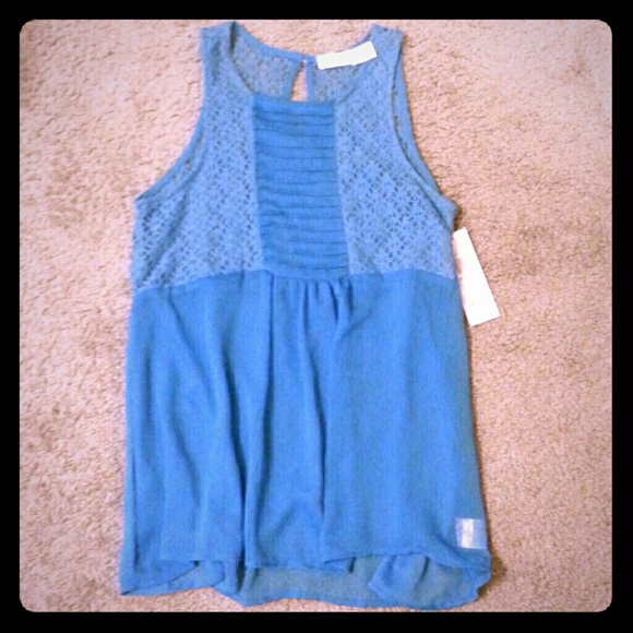 Blue tank top