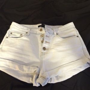 Light wash high wasted shorts from Forever 21! :)