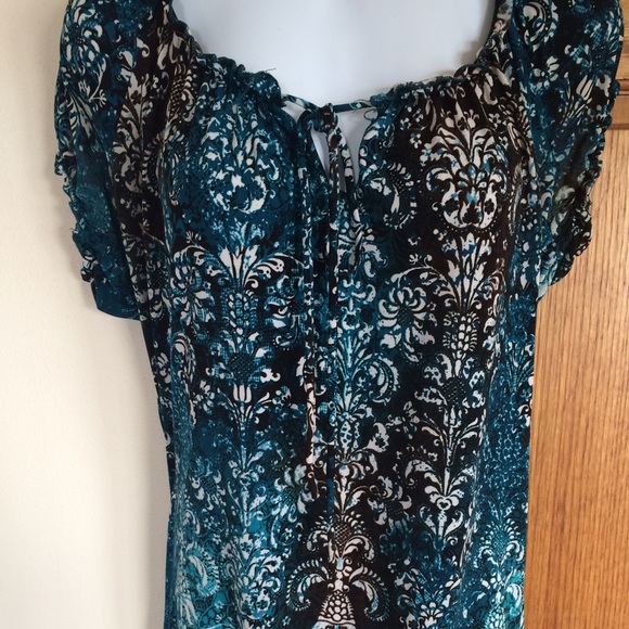 Blue Abstract top