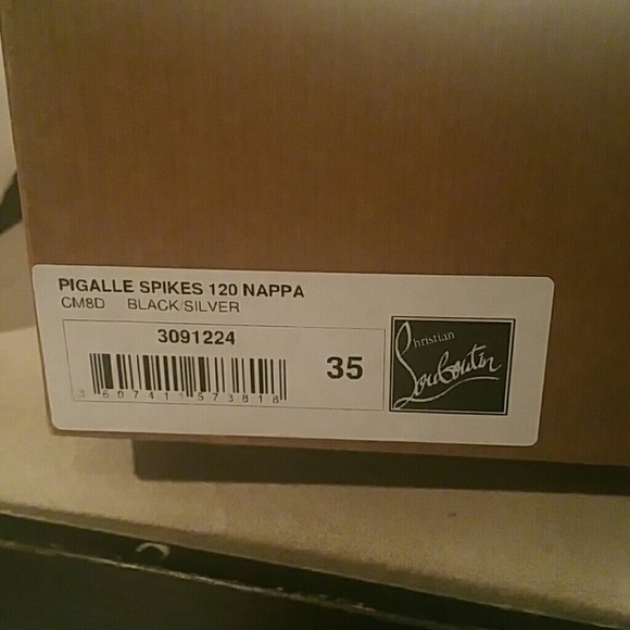 Christian Louboutin Pigalle Spikes 120 - Picture 4 of 4