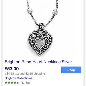 Brighton Reno Heart reversible Necklace