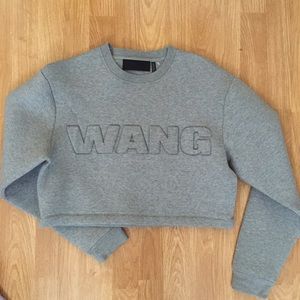 Alexander Wang x H&M cropped scuba sweater