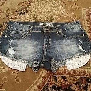 Cute denim cutoff shorts