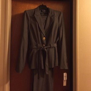 Larry Levine 2 piece brown suit