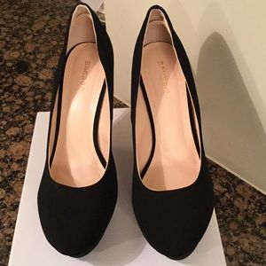 🎉HOST PICK 8/24 BAMBO black wedge shoe sz 10 NEW