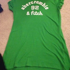 Green Abercrombie and Fitch T-shirt