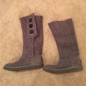 Gray Ugg boots