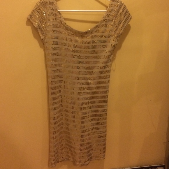 Gold sequence Dress