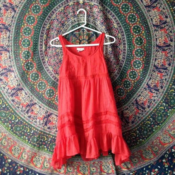 Red billabong sundress