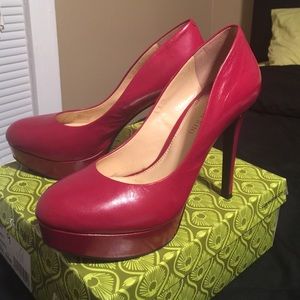 Gianni Bini Ferrari Red Pumps