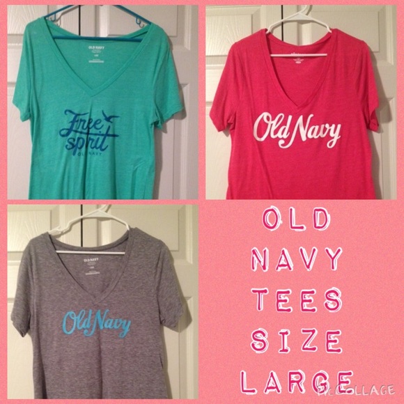 Old Navy tees lot of 3 exc cond