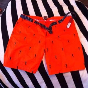 Seahorse Bermuda shorts