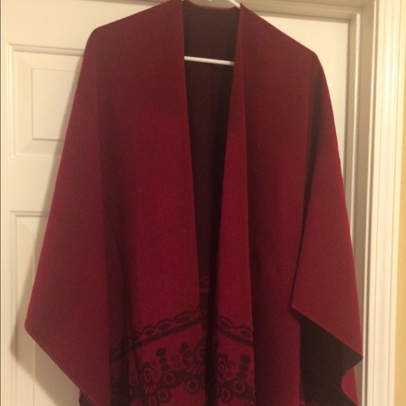 Red shawl