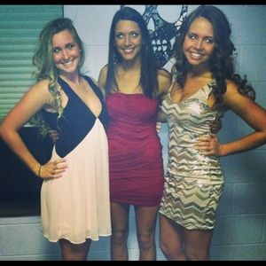 Dresses | Sparkly Nude Dress | Poshmark