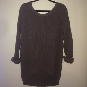 Purple Rubbish Sweater
