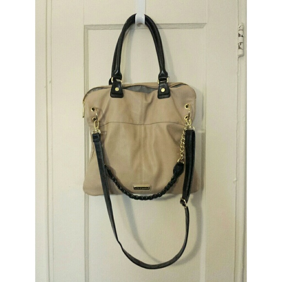 Steve Madden Tan and Black Handbag