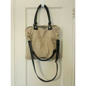 Steve Madden Tan and Black Handbag