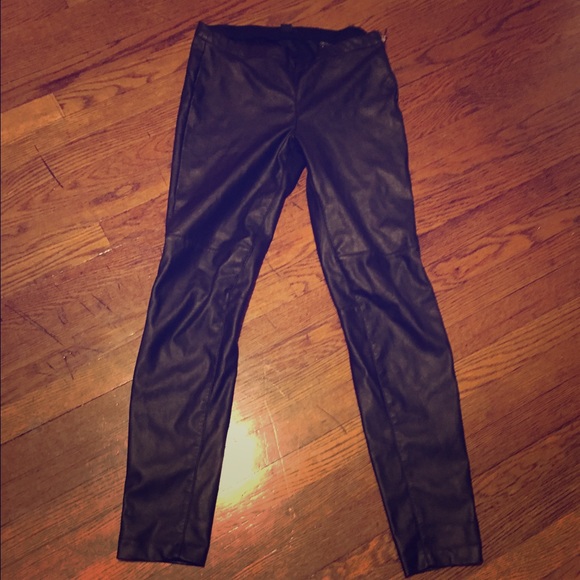 Faux Leather Pants