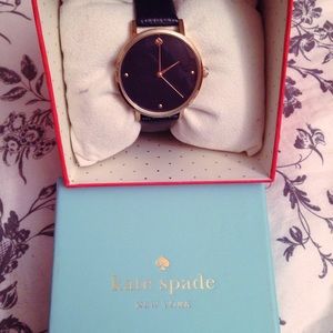 Kate Spade Navy/Gold Metro Watch Worn