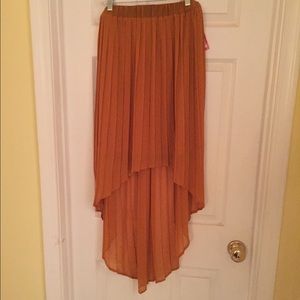 Target High-Low Yellow Skirt