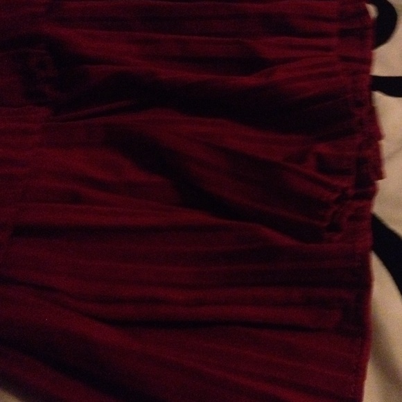 BCBG Medium Cranberry Halter Dress - Picture 4 of 4