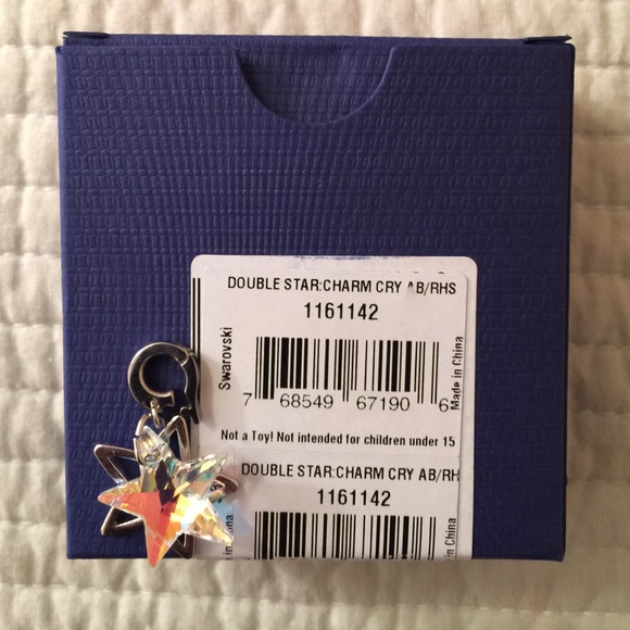 ⭐️Swarovski Double Star Charm⭐️ - Picture 4 of 4