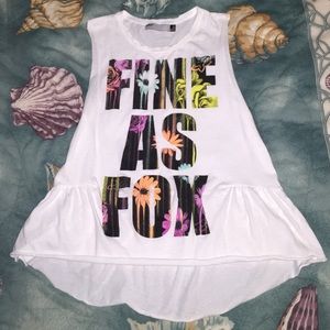 🌸Girls Fox Muscle Tank