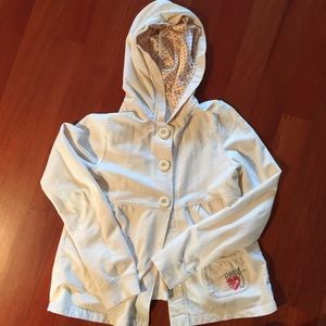 Roxy hooded baby doll sweatshirt
