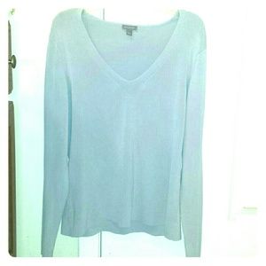Ann Taylor silk/nylon V-neck sweater.