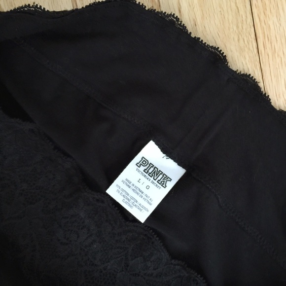 Black Victoria's Secret PINK Leggings - Picture 3 of 4