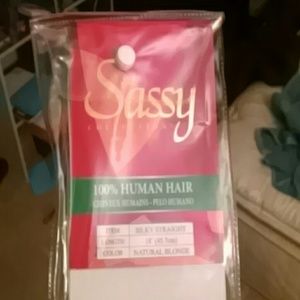 18" real human hair clip in extentions