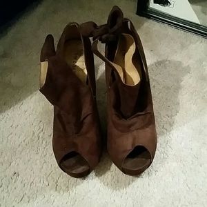 Brown heels