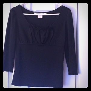 Max Studio black top, 3/4 length sleeves