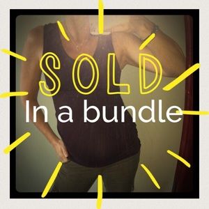Maternity deep purple tank